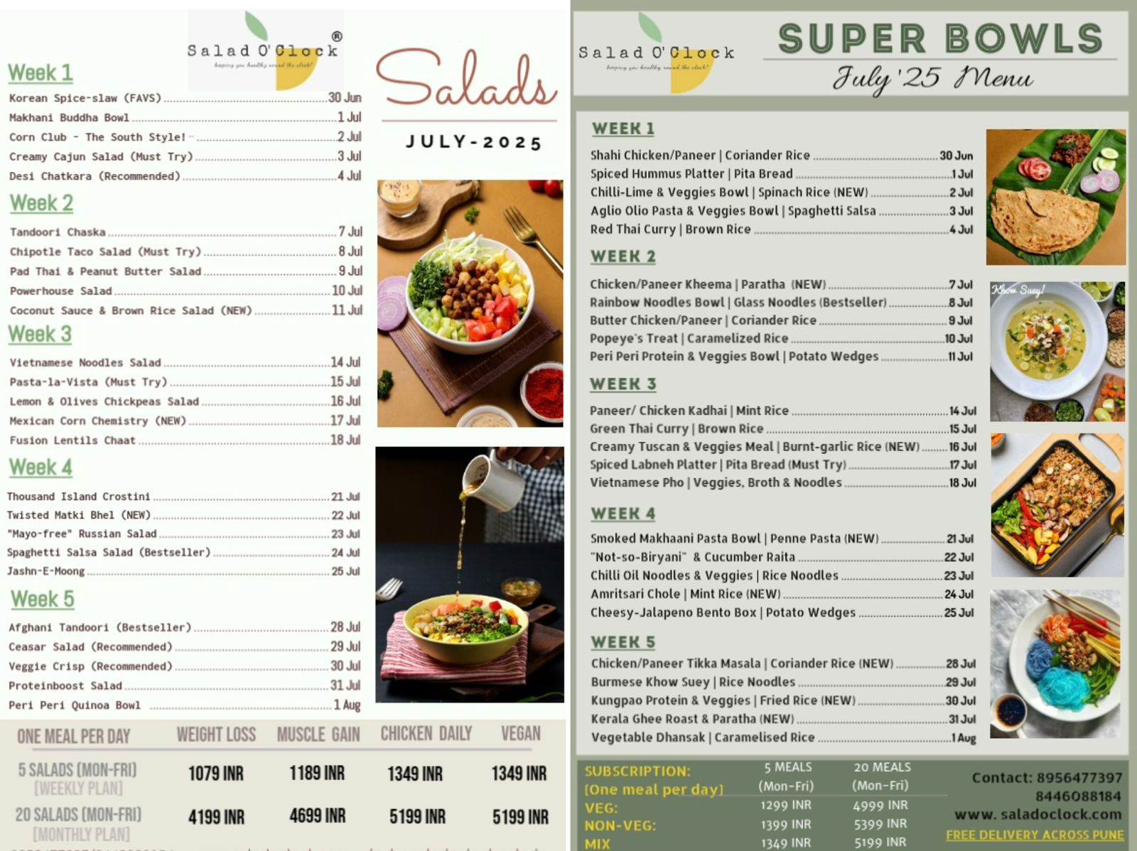meal subscription pune